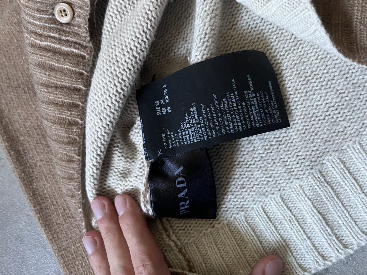 Prada Prada Wool Cashmere cardigan sweater women Size M / US 6-8 / IT 42-44 - 9 Thumbnail