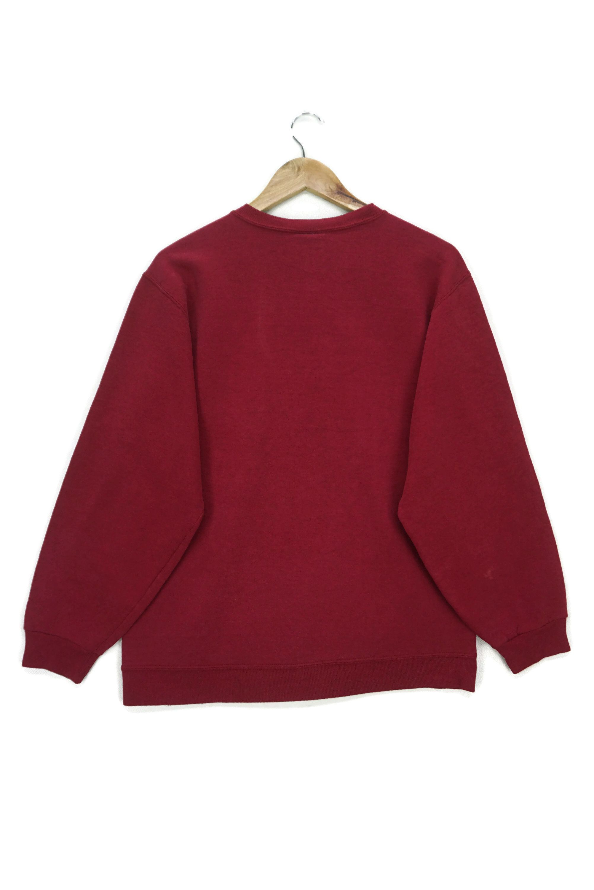 Sports Specialties Vintage DISCUS Sweatshirt Size M Plain Red Pullover Size US M / EU 48-50 / 2 - 2 Thumbnail