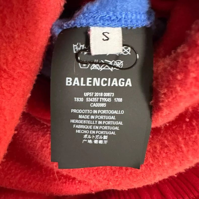 Balenciaga Balenciaga SS18 HOMME18 Series Half Zip Color-Block Sweatsh Size US S / EU 44-46 / 1 - 6 Thumbnail