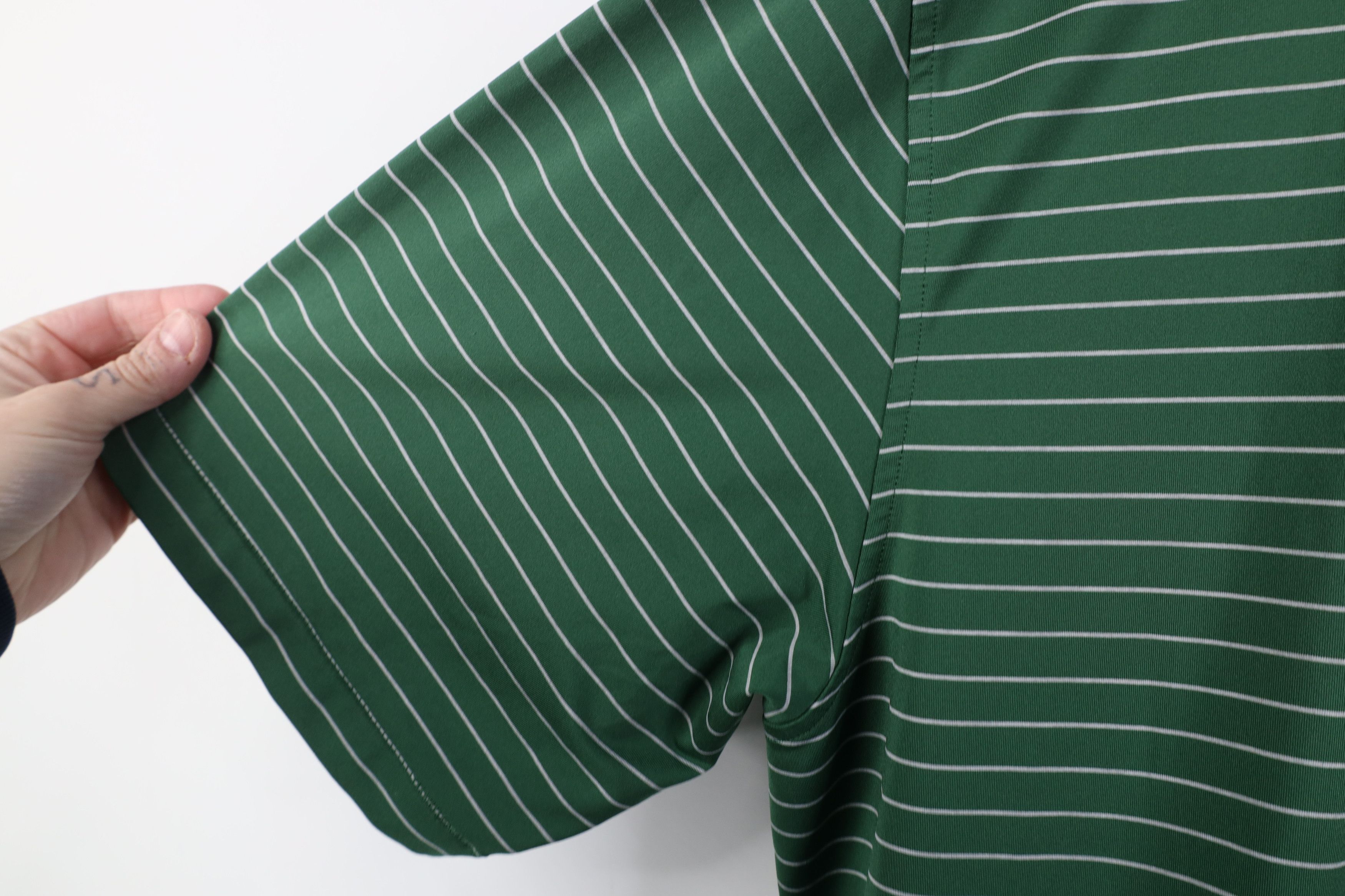 Peter Millar Peter Millar Summer Comfort Striped Knit Golf Polo Shirt Size US XXL / EU 58 / 5 - 7 Thumbnail