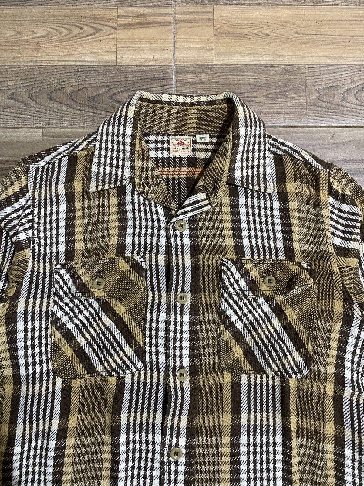 Japanese Brand SUGAR CANE PLAID SHIRT Size US S / EU 44-46 / 1 - 2 Thumbnail
