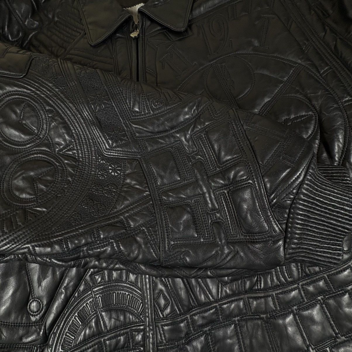 Marc Buchanan Vtg Marc Buchanan Pelle Pelle Embossed Hip Hop Bomber 56 Size US XXL / EU 58 / 5 - 13 Thumbnail