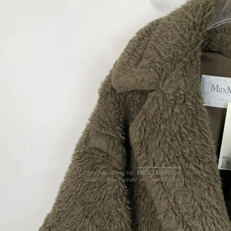 Max Mara MaxMara Olive Green Alpaca Wool Coat . Size M / US 6-8 / IT 42-44 - 3 Thumbnail