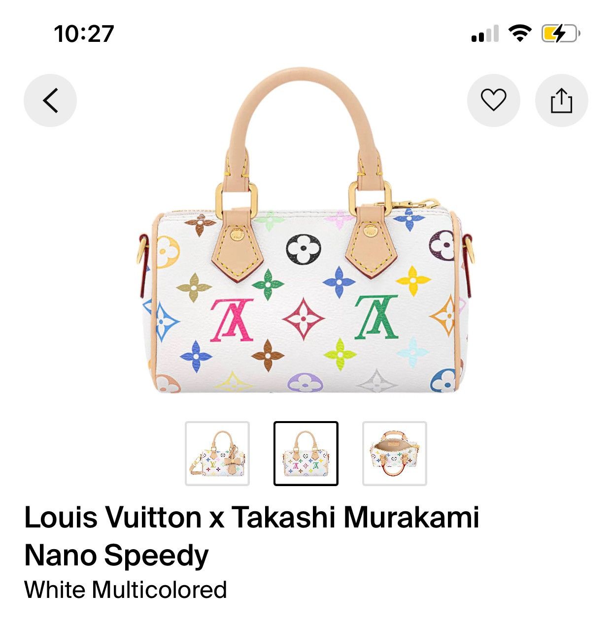 Louis Vuitton louis vuitton nano speedy murakami Size ONE SIZE - 2 Thumbnail