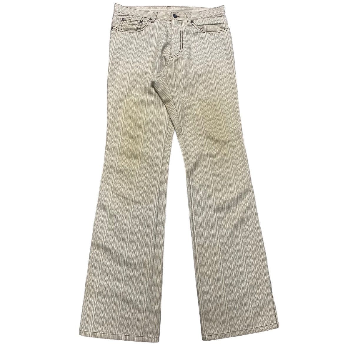 Japanese Brand Japanese Brand Elle Homme Striped Flare Pants Size US 31 - 1 Thumbnail