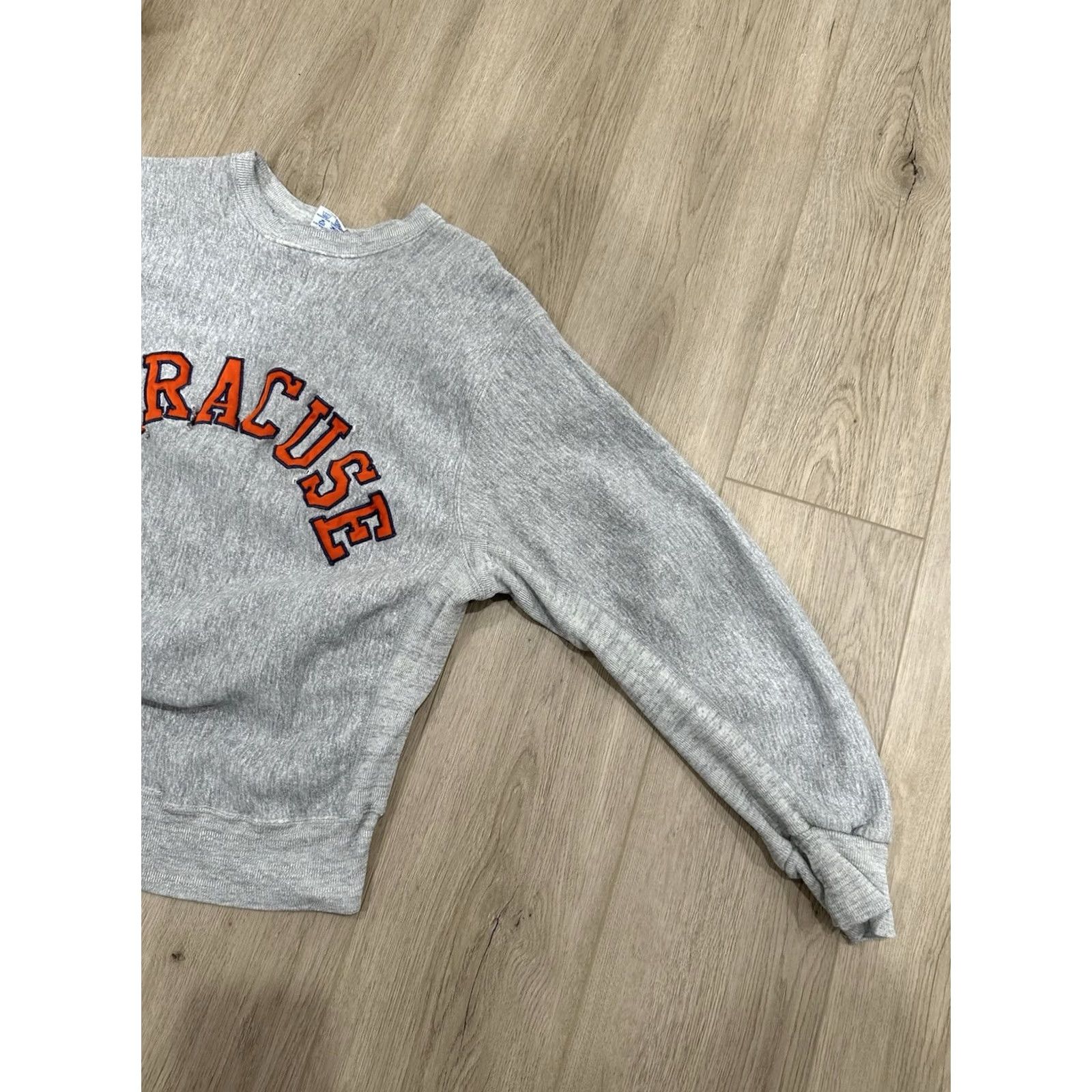 Vintage VTG MVP Cor Inc Pro Syracuse University Crew Sweatshirt Adult L Gray University Sweatshirt Mens Crew Neck Pullover Fleece Size US L / EU 52-54 / 3 - 2 Thumbnail