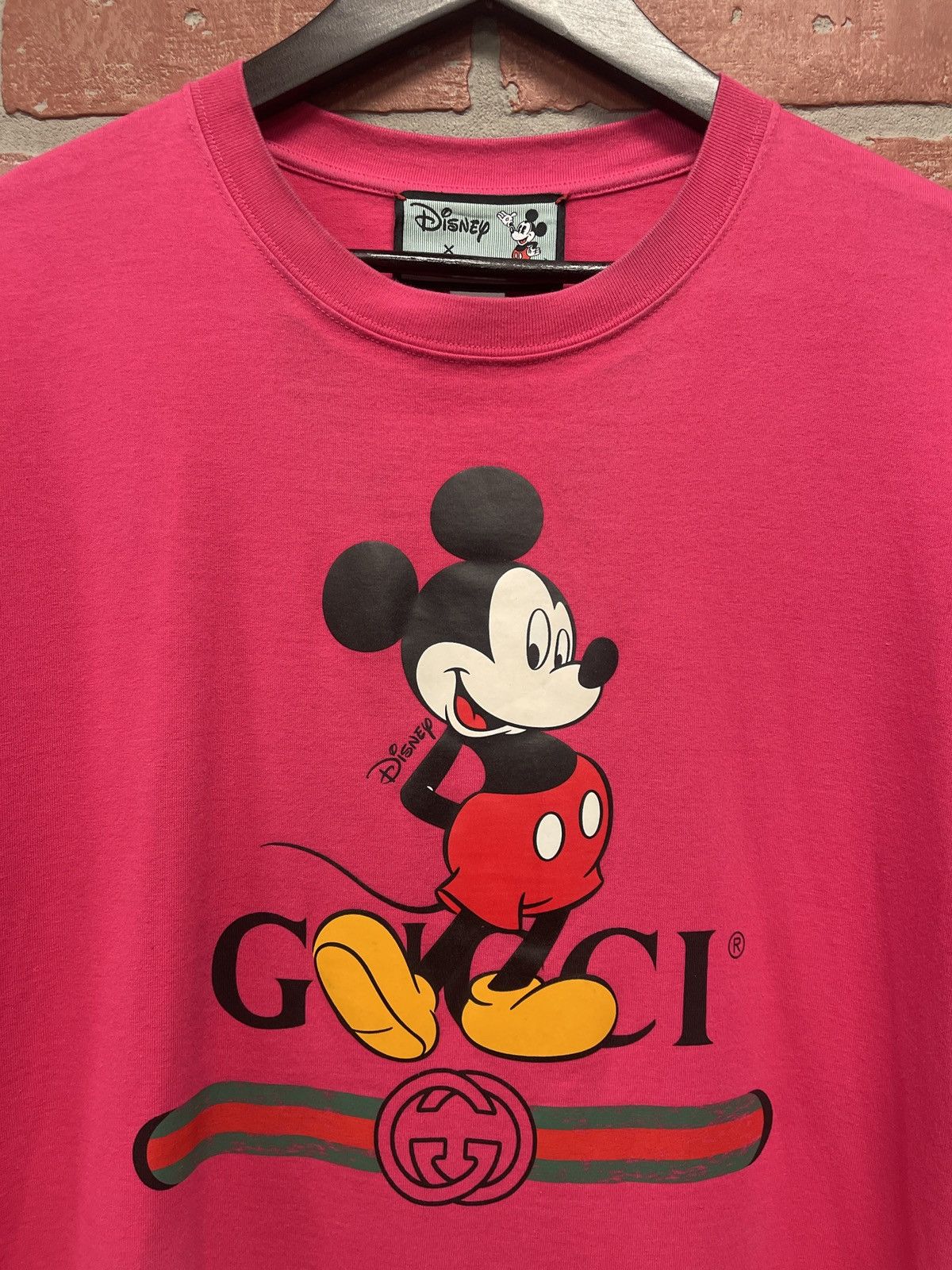 Gucci Gucci X Disney Tee Pink Size L Size US L / EU 52-54 / 3 - 2 Thumbnail