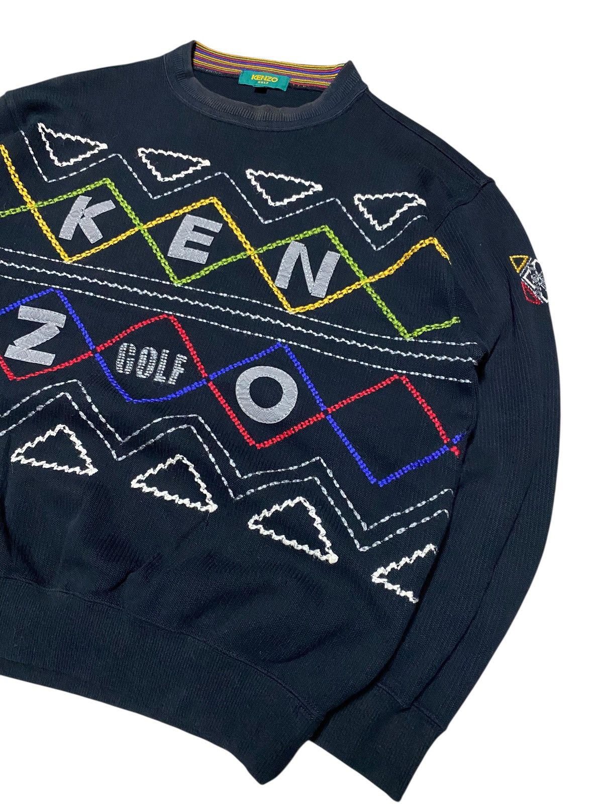 Kenzo Vintage Kenzo Golf Sweatshirt Size US M / EU 48-50 / 2 - 4 Thumbnail