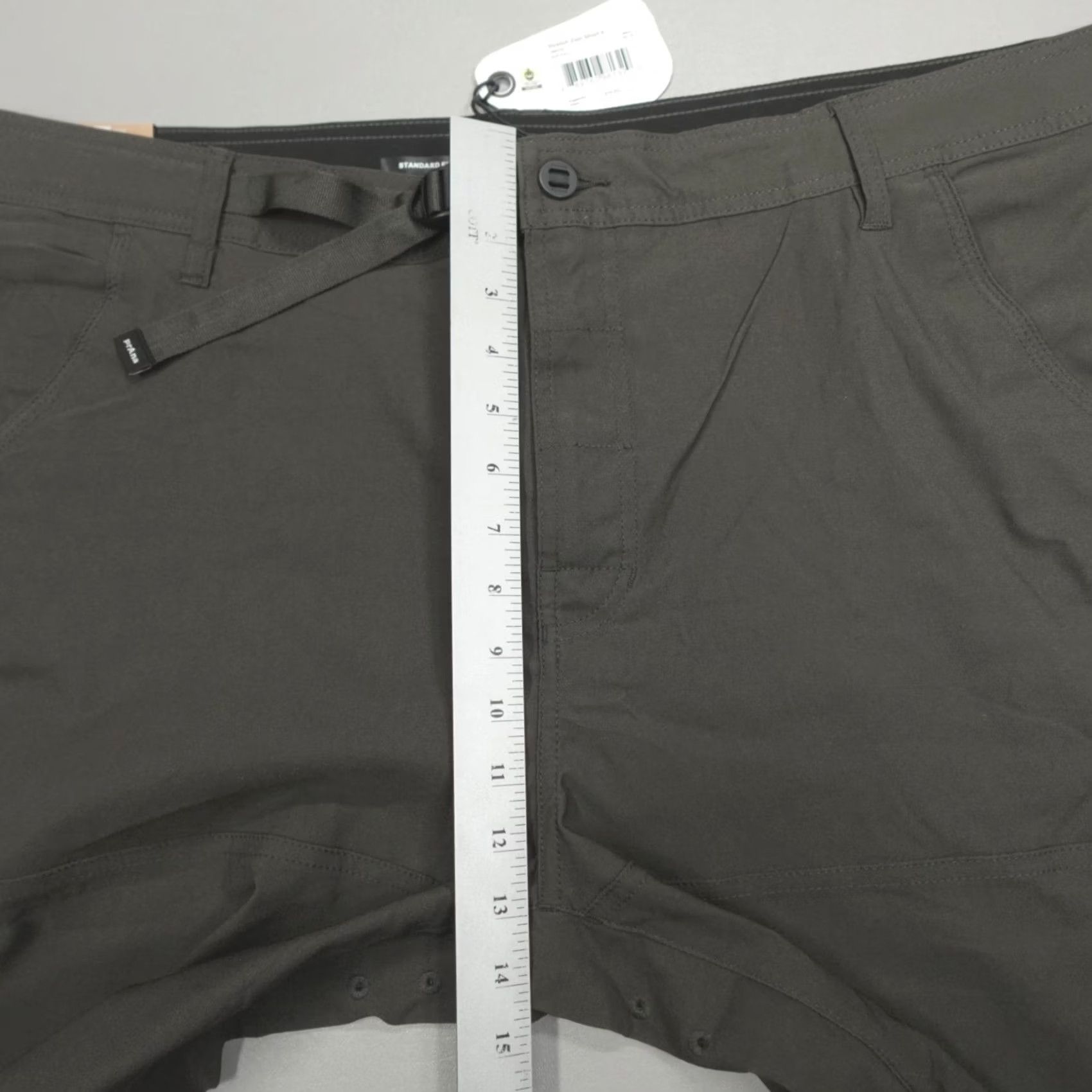 Prana Prana Zion Shorts II Cargo Dark Iron Belted Size 42 10" Inseam Men’s Regular Gray Nylon Spandex Size US 42 / EU 58 - 7 Thumbnail