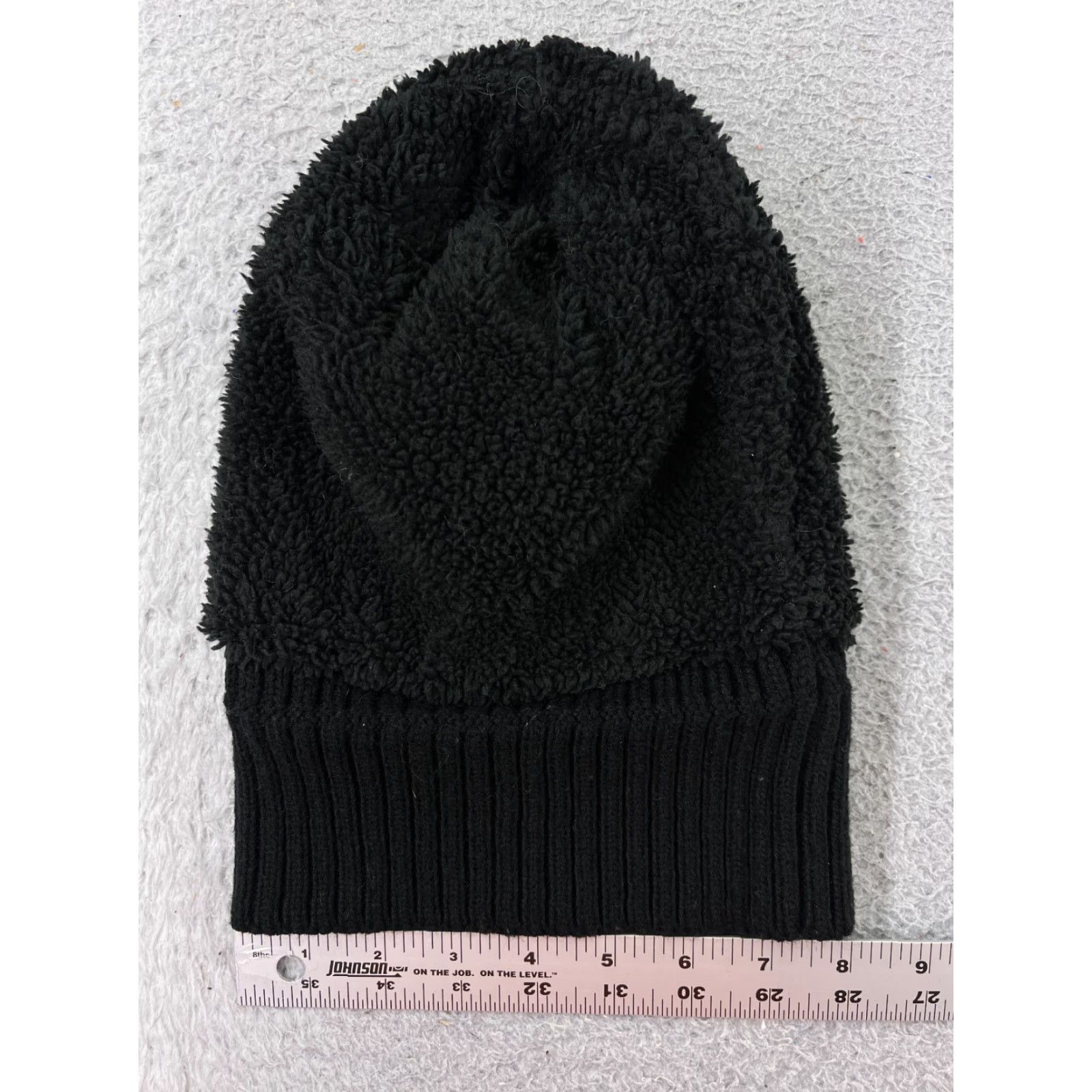 Vintage Rayli Beanie Toque Adult One Size Black Knit Acrylic Polyester Lined Snow Ski Hat Men Beanie Size ONE SIZE - 5 Thumbnail