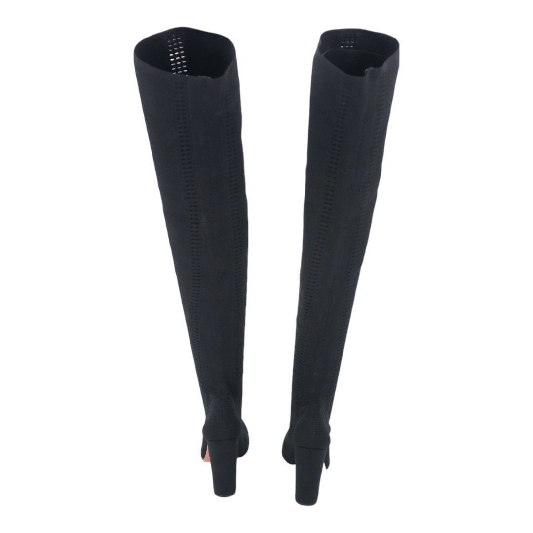 Gianvito Rossi Gianvito Rossi Stretch Knit Over the Knee Block Heel Boots Size US 9 / IT 39 - 6 Thumbnail