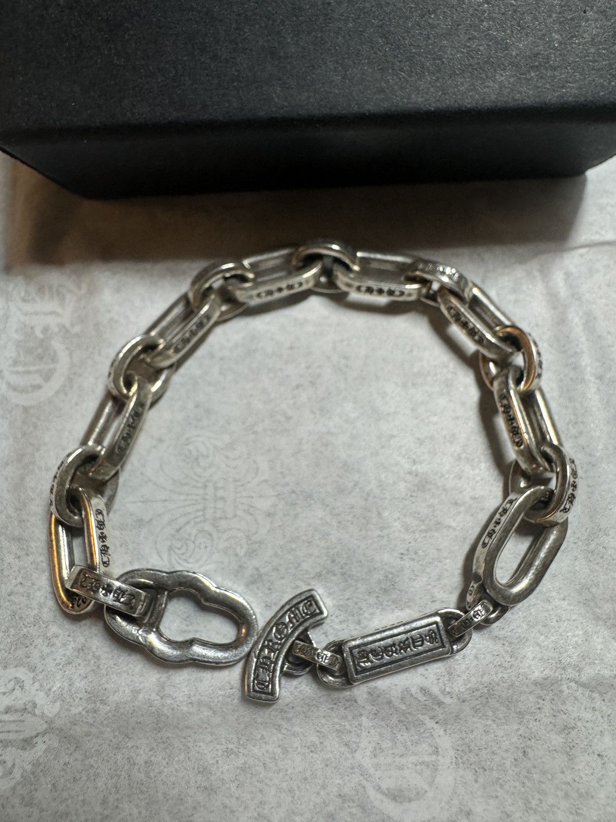 Chrome Hearts Chrome Hearts Paper Chain Bracelet Large Links Size ONE SIZE - 10 Thumbnail
