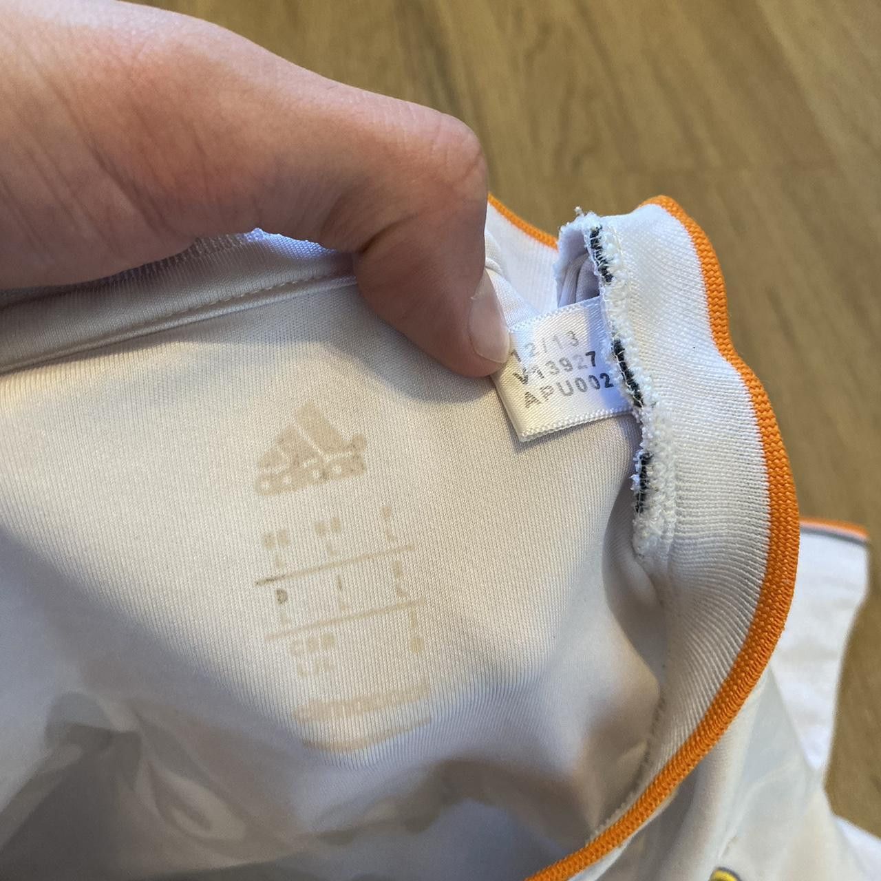 Adidas 2013-14 Real Madrid Football Shirt Home Fly Emirates Size US L / EU 52-54 / 3 - 7 Thumbnail