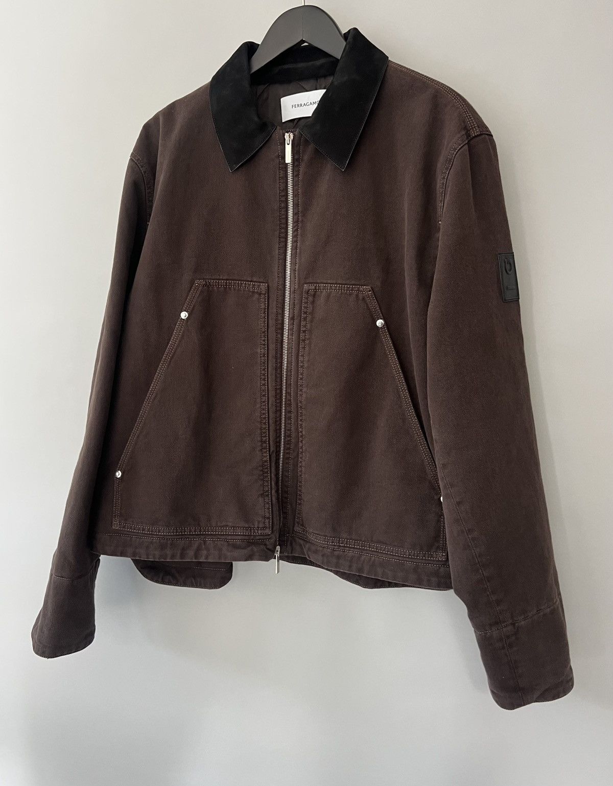 Salvatore Ferragamo $3.2K VALUE Padded Denim Blouson Jacket Size US XL / EU 56 / 4 - 3 Thumbnail