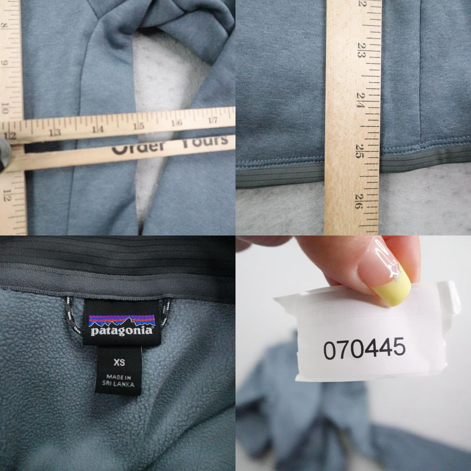 Patagonia Patagonia Jacket Womens XS Blue R1 Daily Brushed Fleece Full Zip Up Lightweight Size XS / US 0-2 / IT 36-38 - 8 Thumbnail