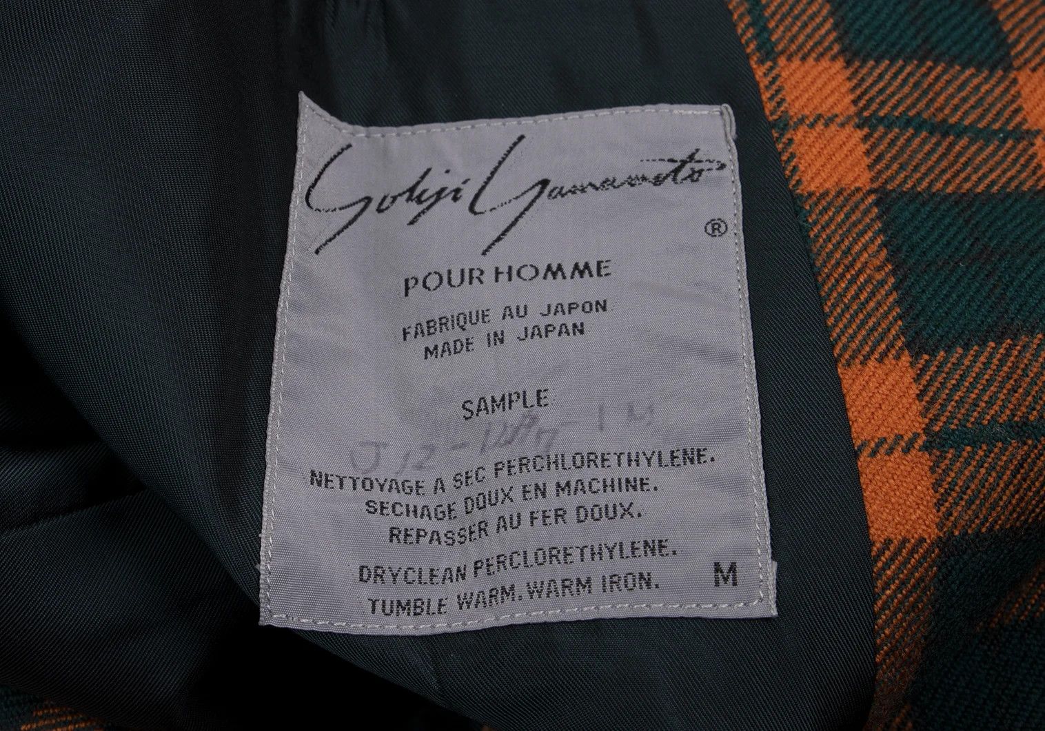 Yohji Yamamoto Yohji Yamamoto Wood Button Check Jacket Size US M / EU 48-50 / 2 - 18 Thumbnail