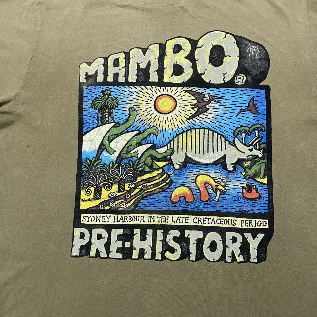 Vintage ©️1996 MAMBO moral Fibre Graphics Shirt Size US M / EU 48-50 / 2 - 10 Thumbnail