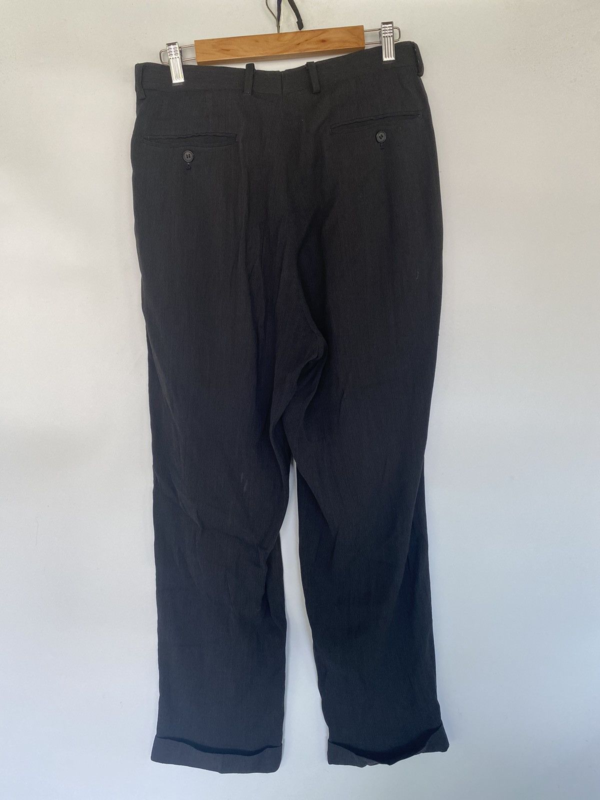 Japanese Brand × Kenzo × Vintage Vintage KENZO Casual Black Trousers Pant Size US 30 / EU 46 - 2 Thumbnail