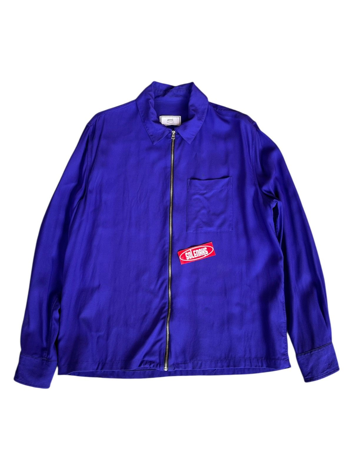 AMI Alexandre mattiussi violet luxury jacket Size M / US 6-8 / IT 42-44 - 1 Thumbnail