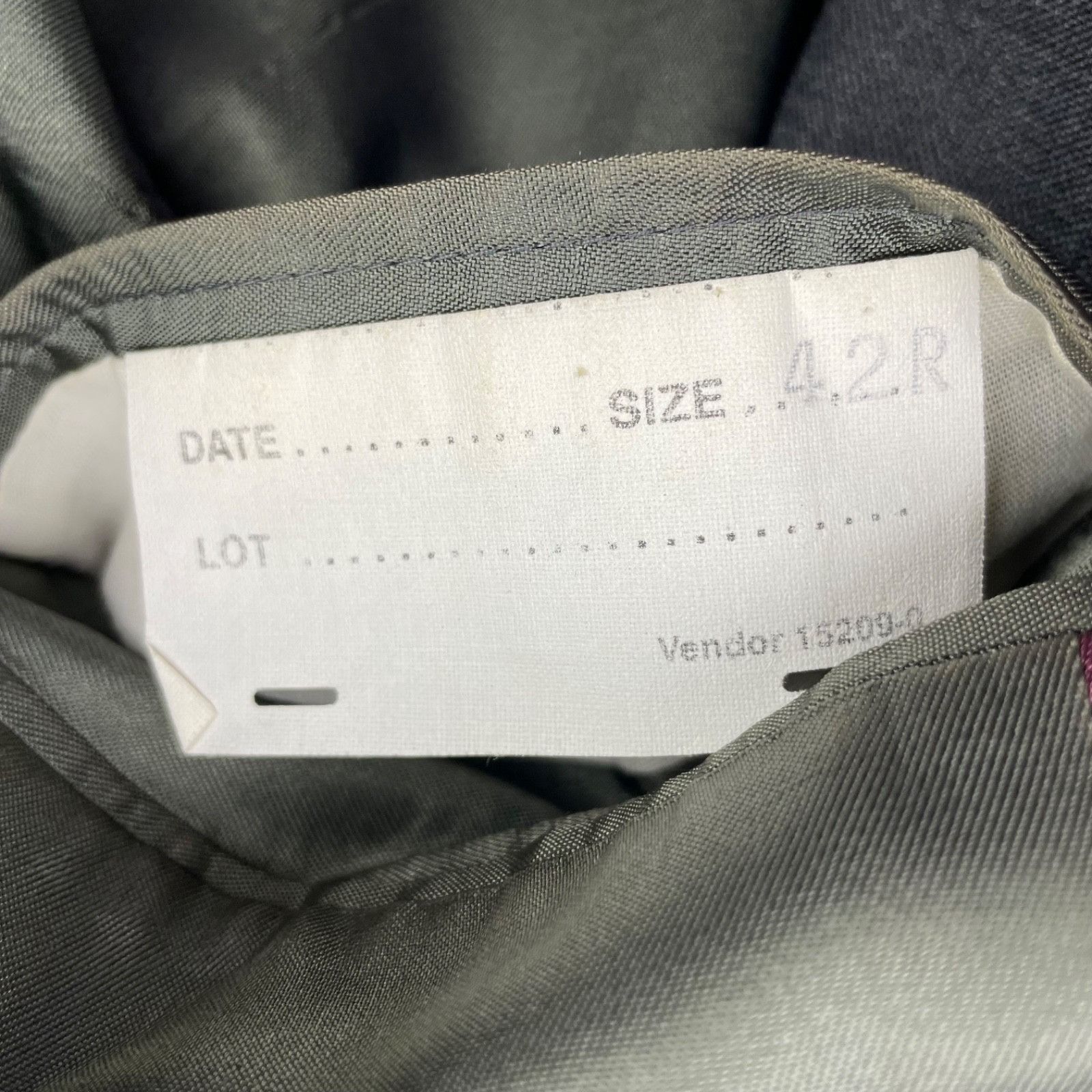 Stafford VTG Stafford Men’s 100% Wool 2-Button Blazer Jacket Gray • U Size 42R - 6 Thumbnail