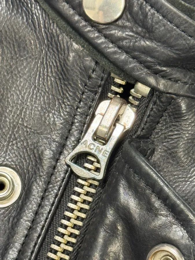 Acne Studios AW2011 Acne Studios Padded Multi Zips Biker Calf Leather Jacket Size US S / EU 44-46 / 1 - 7 Thumbnail