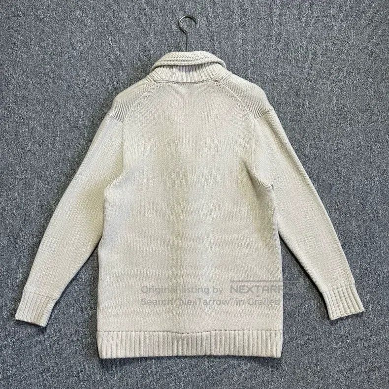 Loro Piana LORO PIANA Off-white cashmere cardigan, jacket coat Size US M / EU 48-50 / 2 - 3 Thumbnail