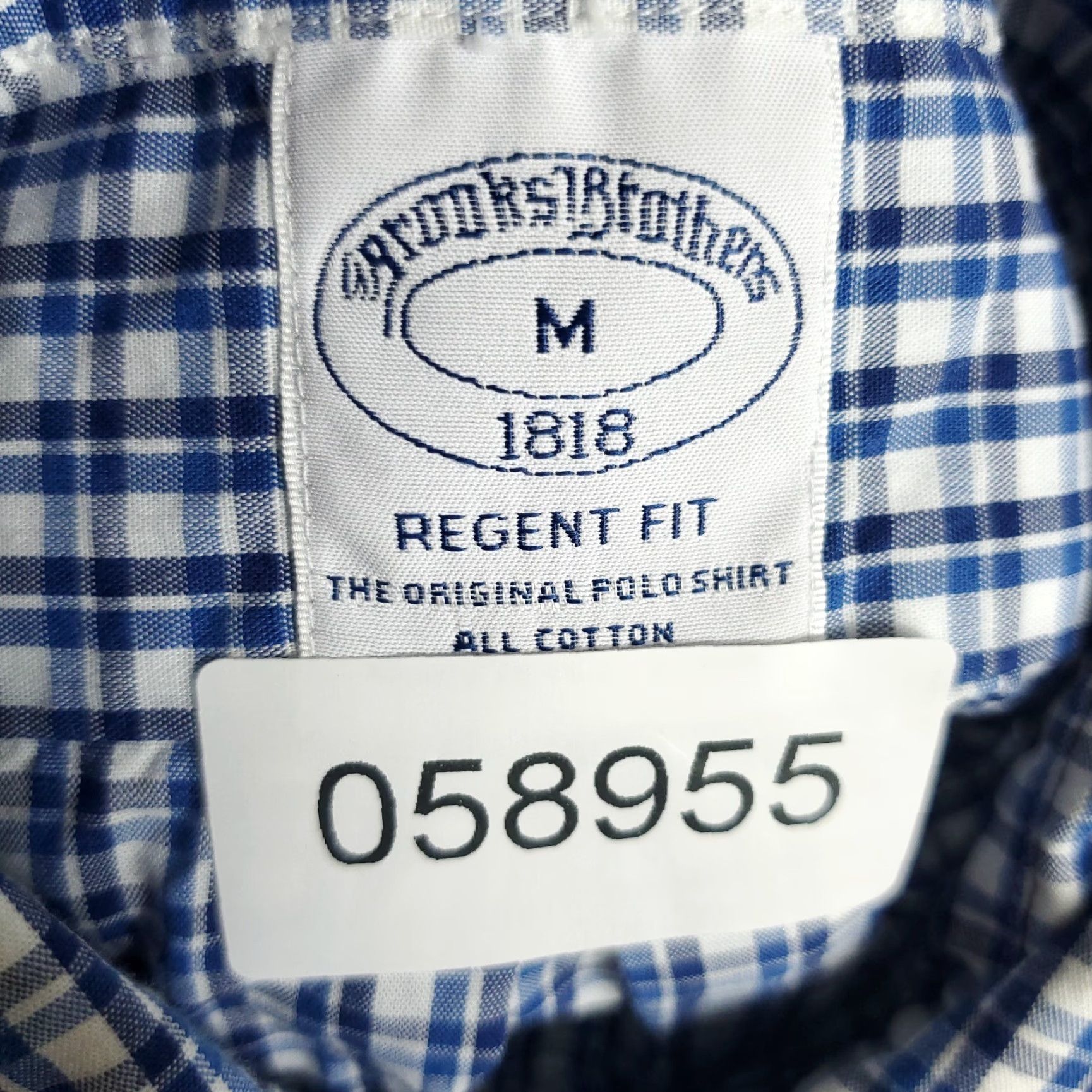 Brooks Brothers Brooks Brothers Button-Up Shirt Mens Medium Blue Check Long Sleeve Casual Classic Preppy Size US M / EU 48-50 / 2 - 7 Thumbnail