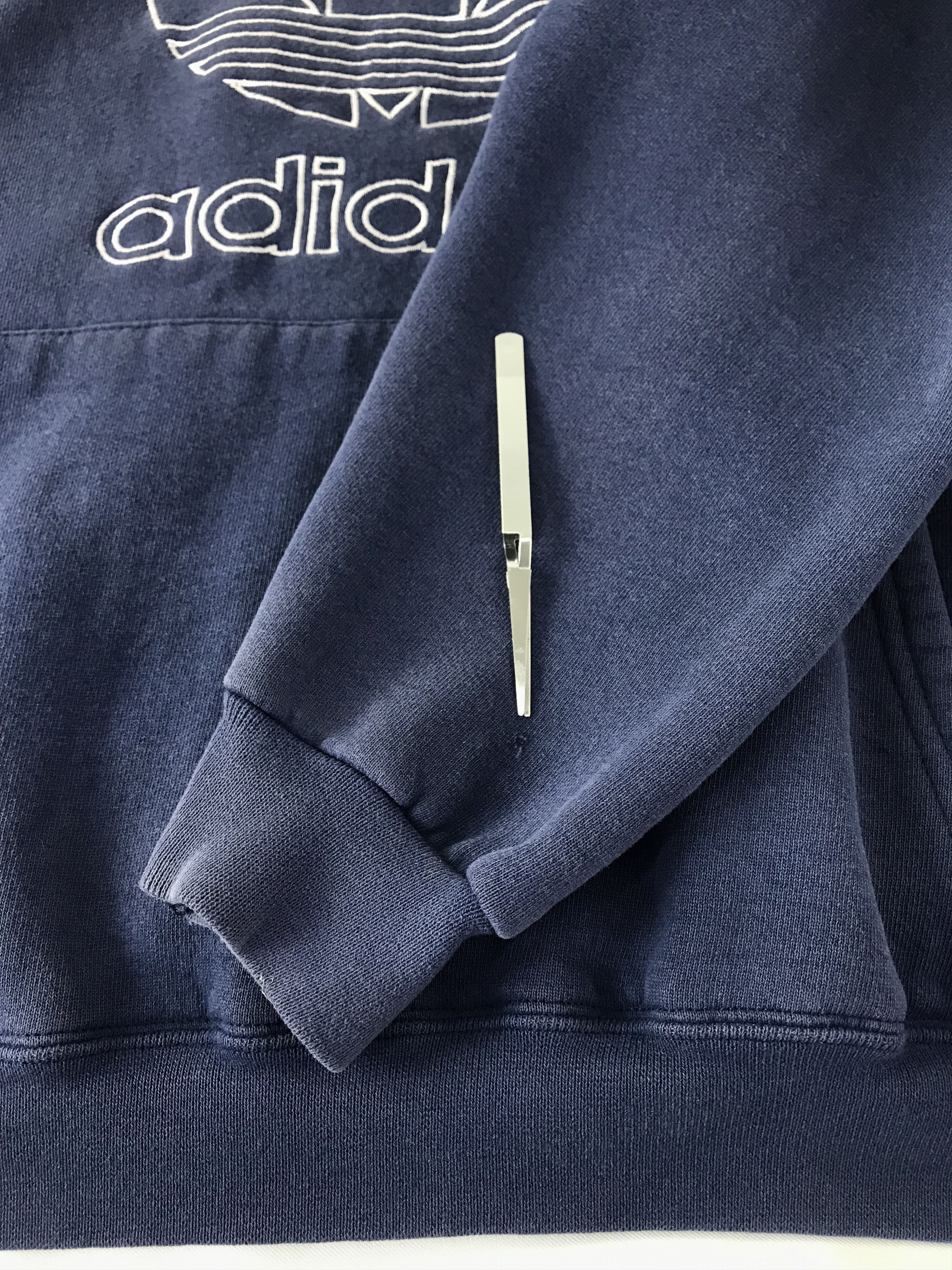 Adidas Adidas Trifoil Tricot Embroidery Logo Pull Over Hoodies Size US XXL / EU 58 / 5 - 14 Thumbnail