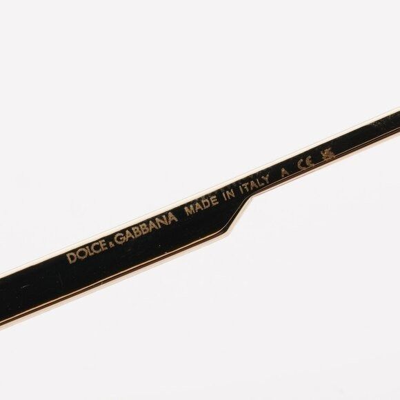 Dolce & Gabbana Dolce & Gabbana DG1345 02 Eyeglasses Rectangle Gold 56mm Size ONE SIZE - 8 Thumbnail