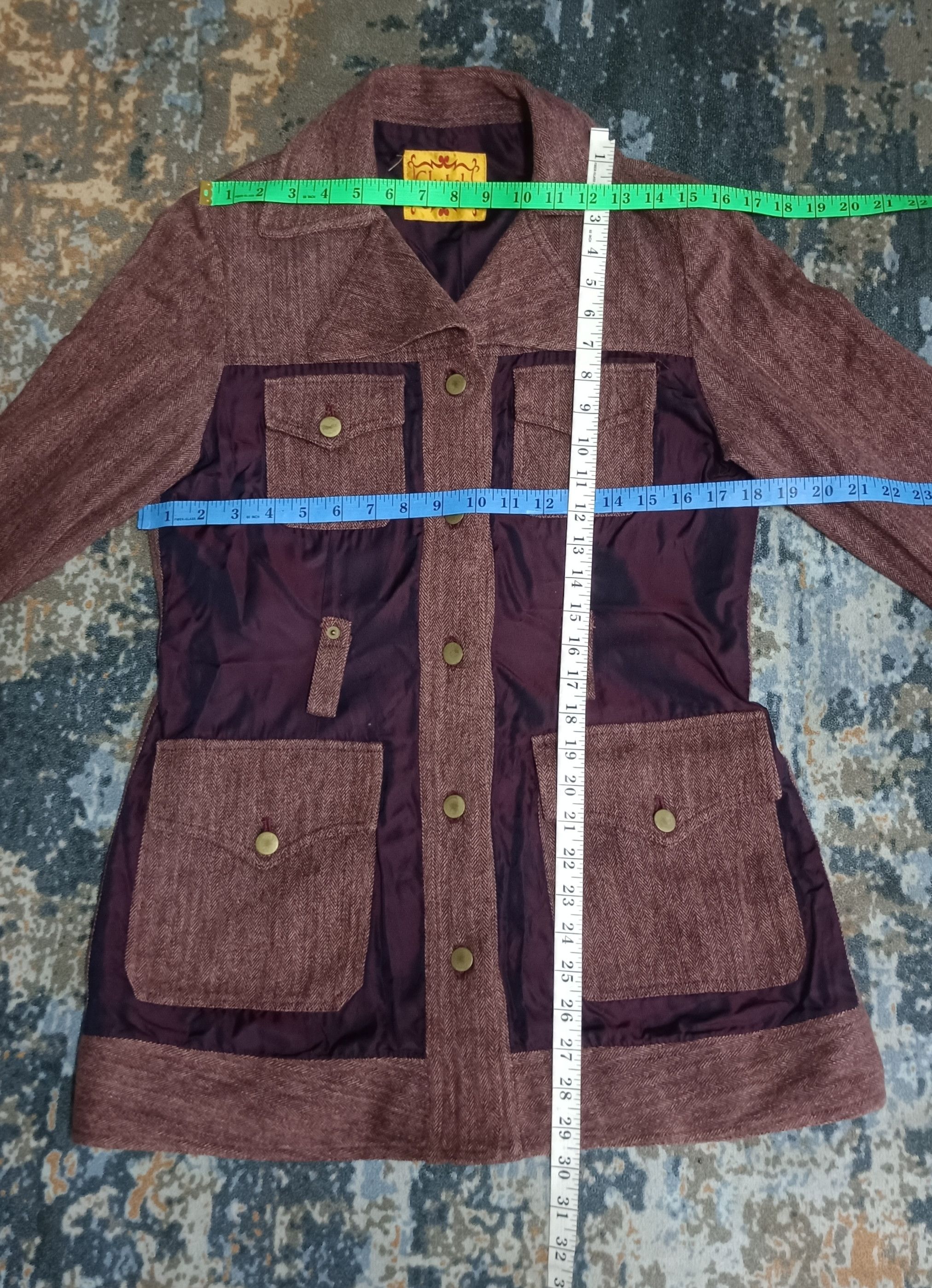 Japanese Brand Clutch Women Unlined Tailored Jacket Size S / US 4 / IT 40 - 11 Thumbnail