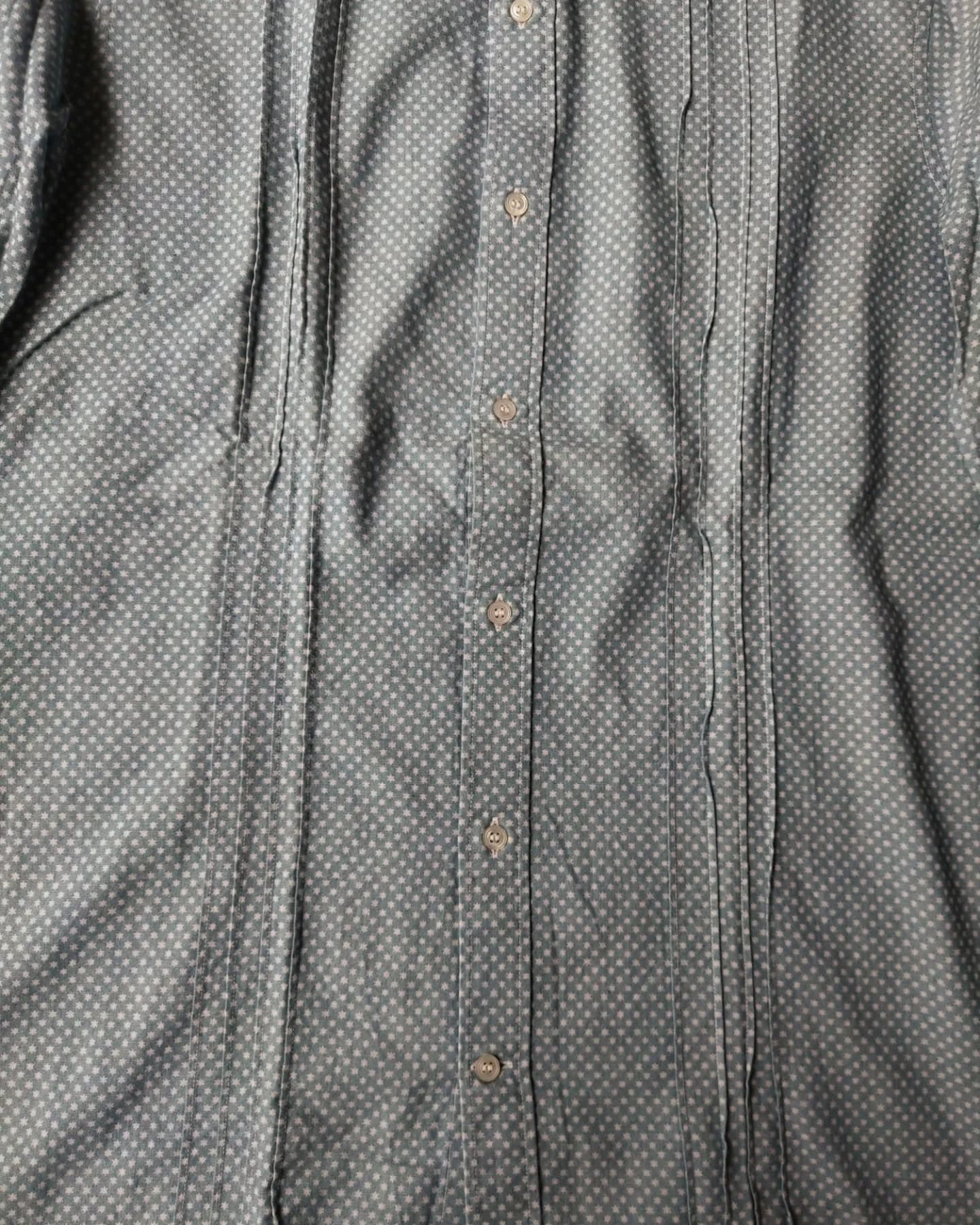 Michael Bastian Michael Bastian Blue Polkadot Pattern Shirt Made in Italy Size US M / EU 48-50 / 2 - 3 Thumbnail