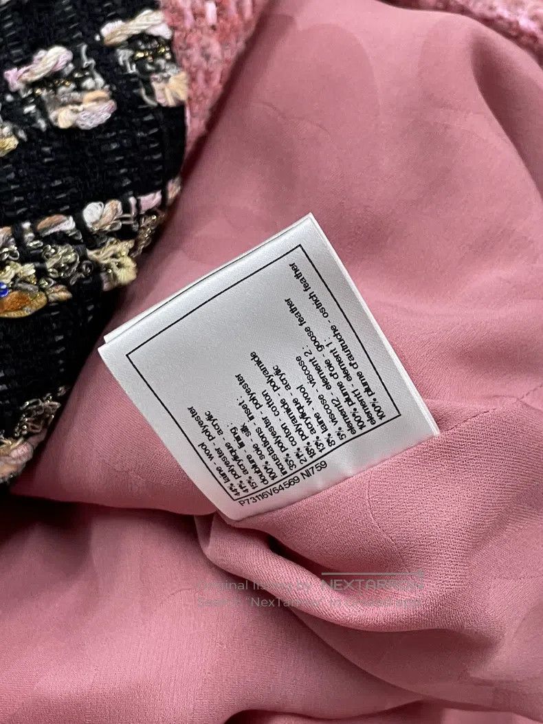 Chanel Chanel Autumn and Winter High-end Handicraft Workshop Pink Size XXS / US 00 / IT 34 - 7 Thumbnail