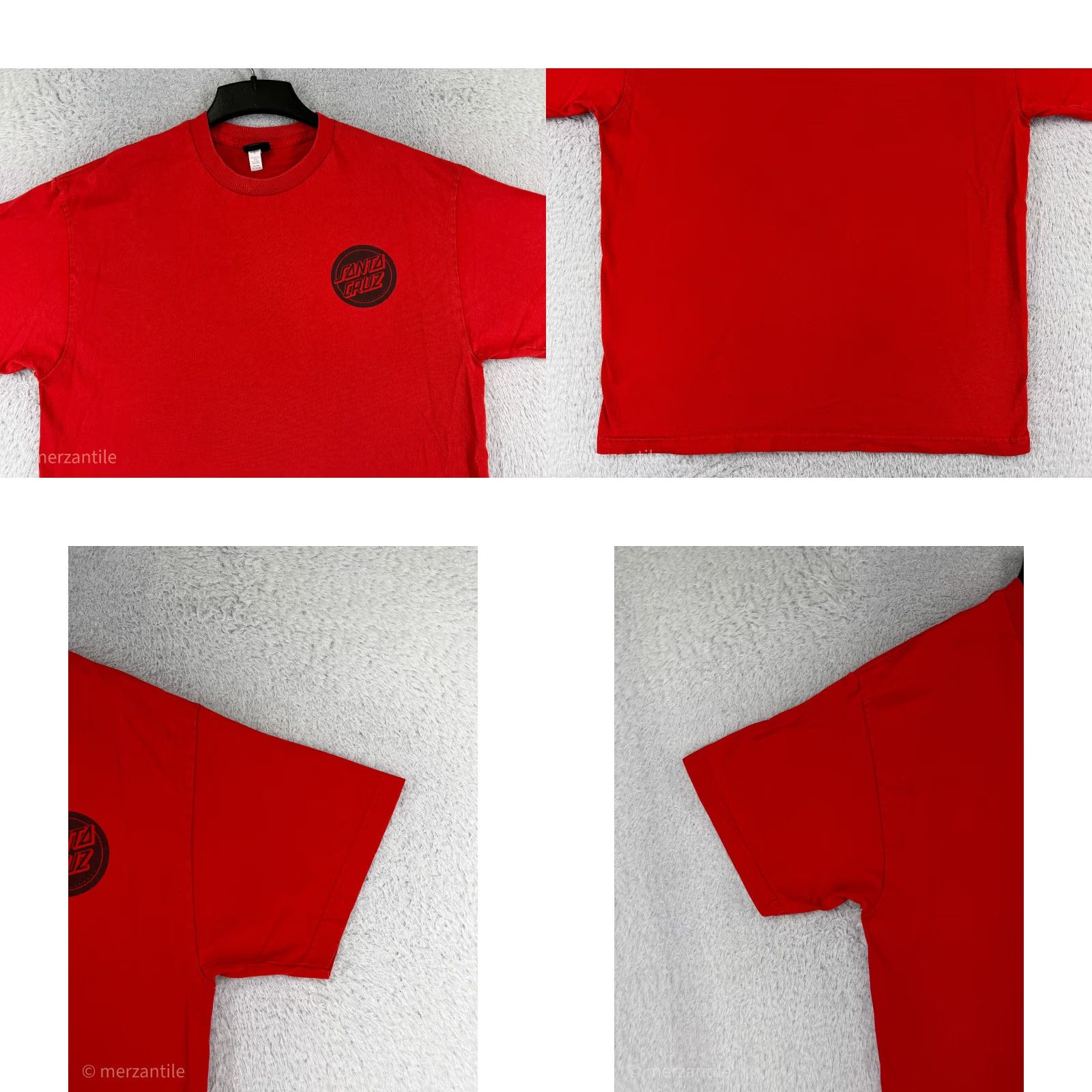 Vintage VINTAGE Santa Cruz Shirt Mens XL Red Jersey Logo T-Shirt California Skate Surf Short Sleeve Crew Neck Mens XL Red California Theme Size US XL / EU 56 / 4 - 8 Thumbnail