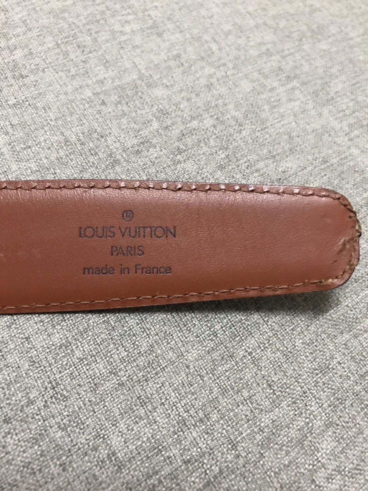 Louis Vuitton Vintage Louis Vuitton Epi Leather Brown Belt Size ONE SIZE - 11 Thumbnail