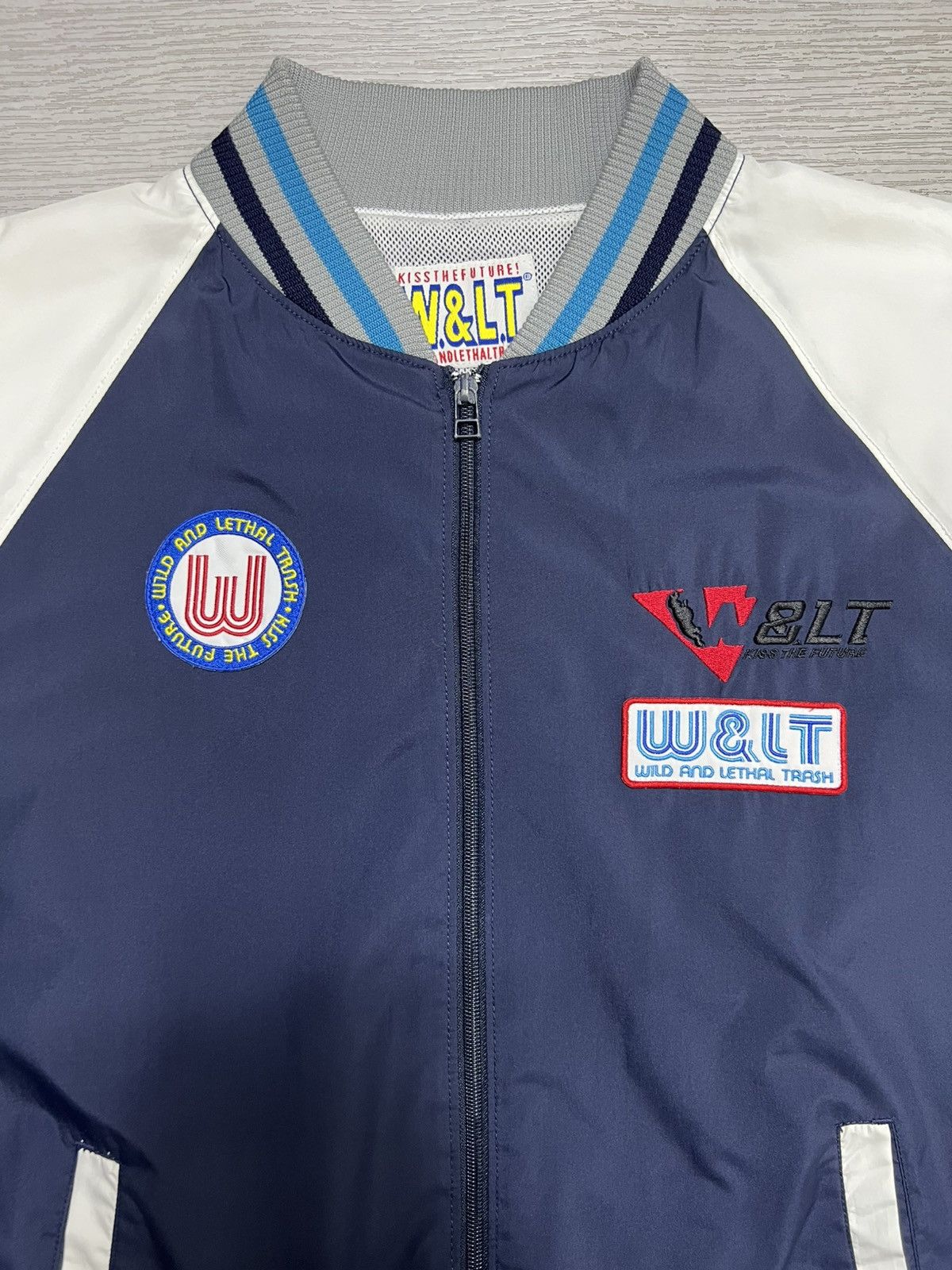 Walter Van Beirendonck Archive W&LT - Logo Patches Nylon Varsity Jacket Size L / US 10 / IT 46 - 8 Thumbnail