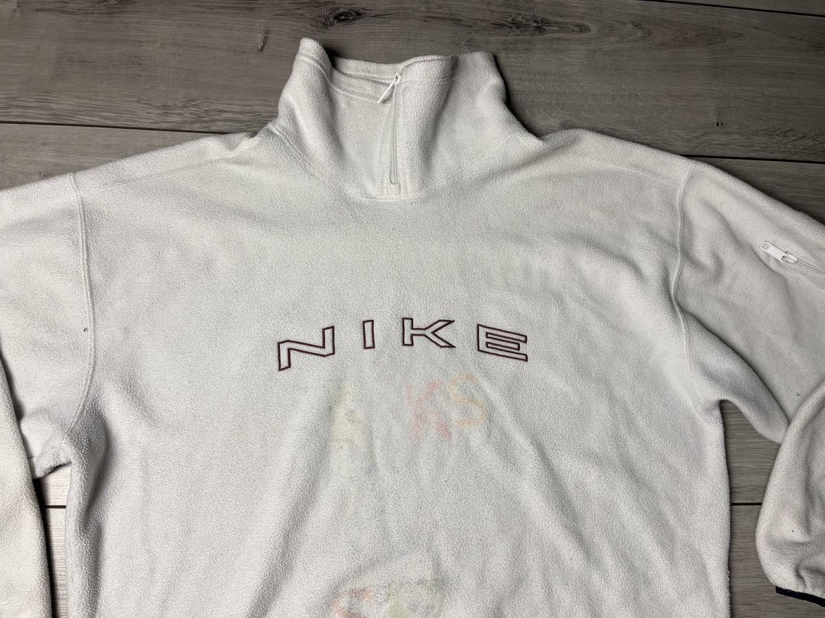 Nike Vintage Nike fleece jacket spellout size XLarge Size US XL / EU 56 / 4 - 3 Thumbnail