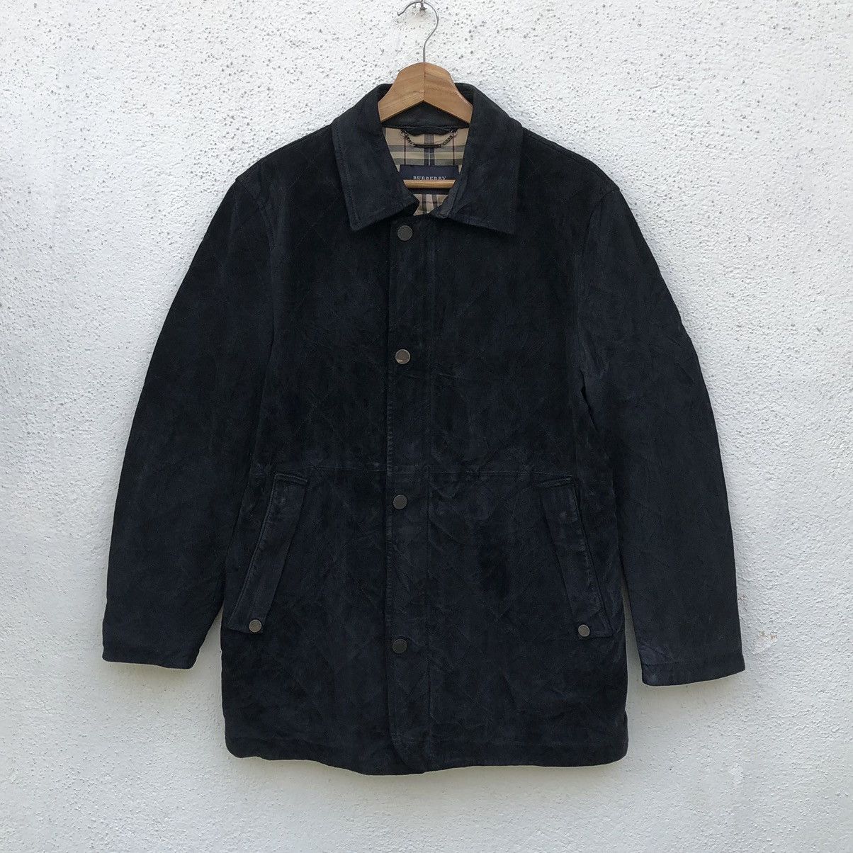 Burberry Burberry London Men’s Black Leather Coat & Jacket Size US M / EU 48-50 / 2 - 10 Thumbnail