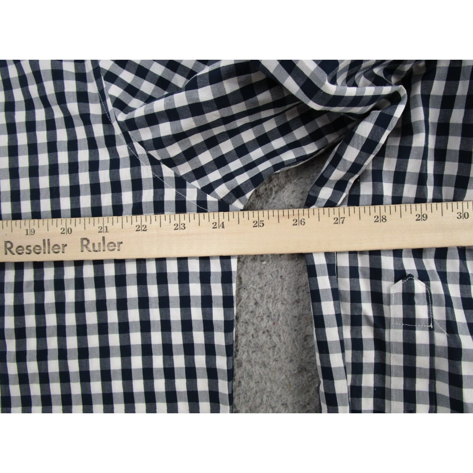 UNTUCKit UNTUCKit Shirt Mens XL Wrinkle Free Plaid Long Sleeve Button Up Pio Cesare Size US XL / EU 56 / 4 - 5 Thumbnail