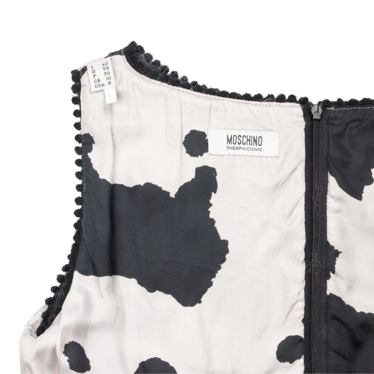 Moschino Moschino Cow Mohair Dress Size M / US 6-8 / IT 42-44 - 9 Thumbnail