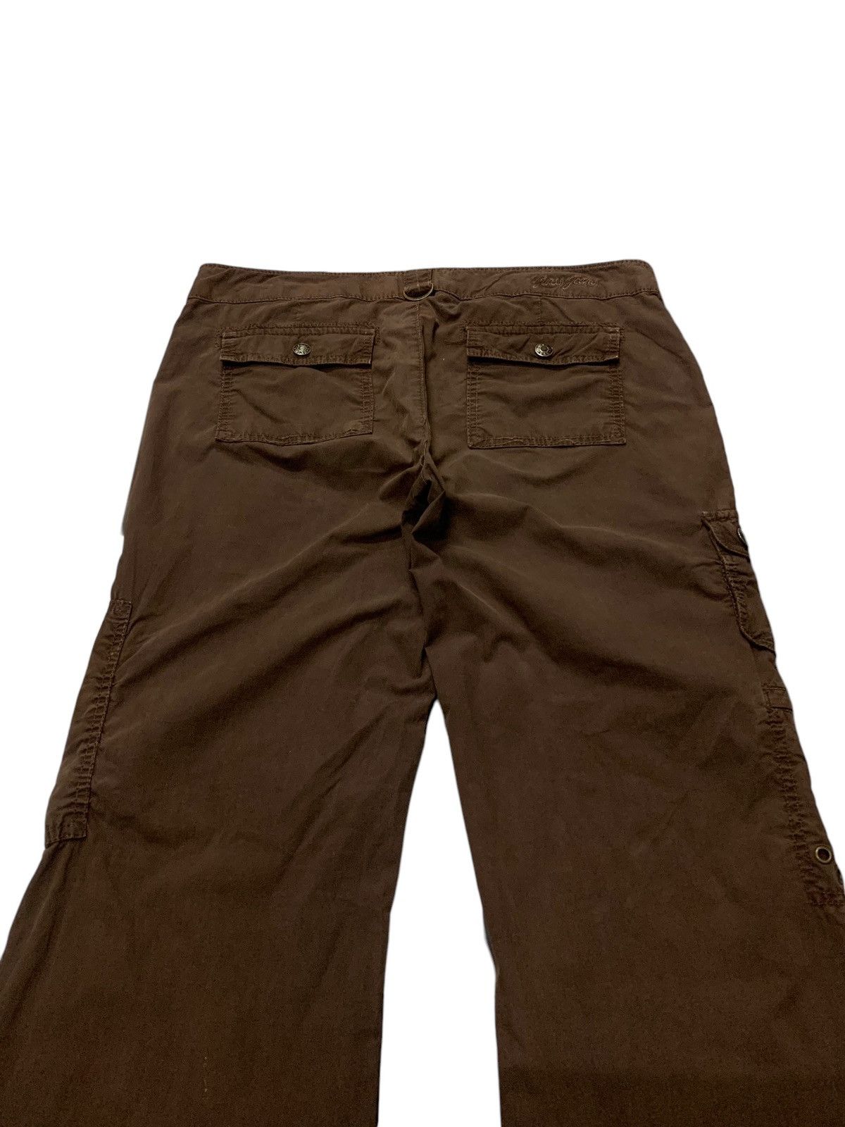 Guess × Vintage Vintage Guess Flared Brown Cargo Pants Size US 33 - 10 Thumbnail