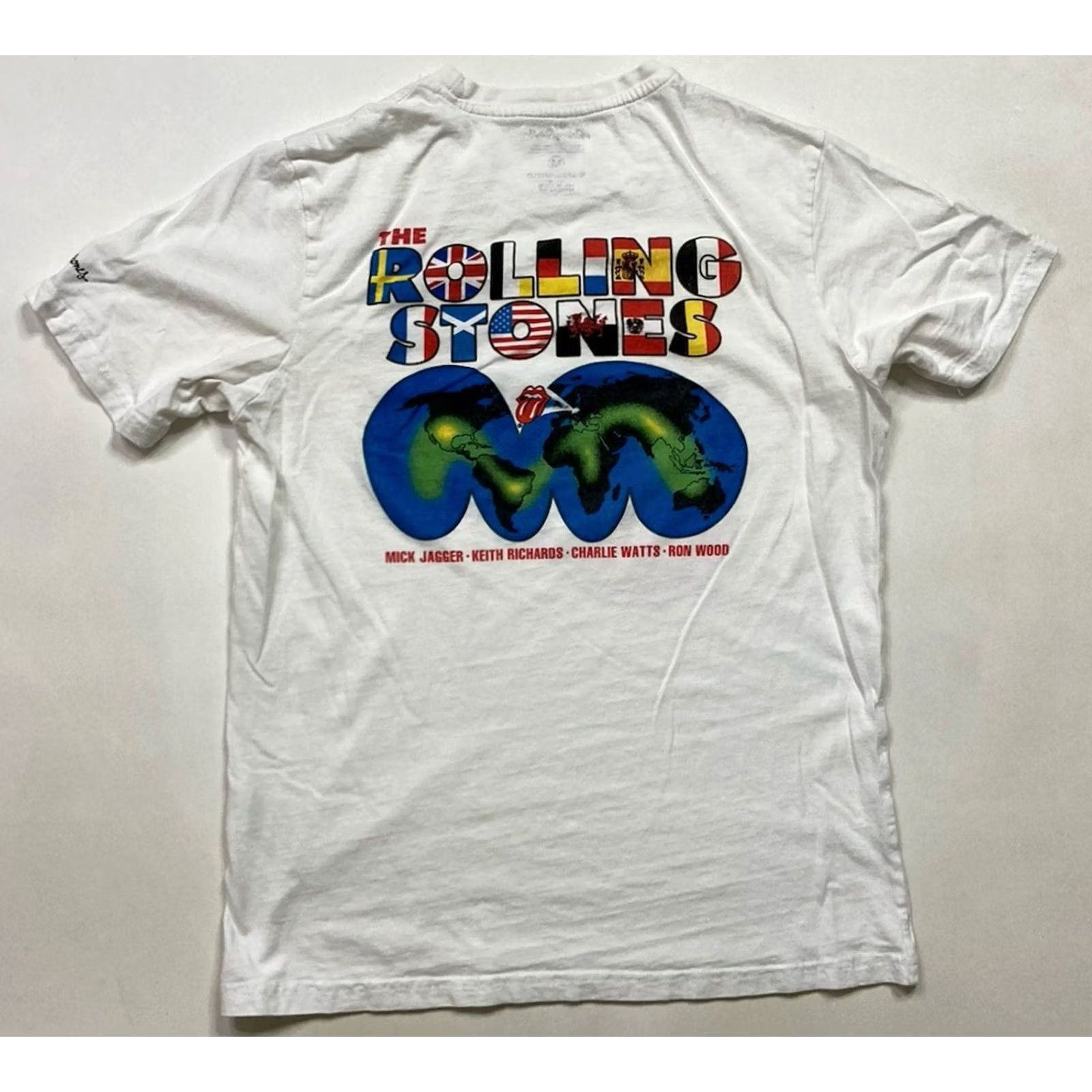 Vintage VINTAGE The Rolling Stones Graphic T-shirt Women Medium White Music Size M / US 6-8 / IT 42-44 - 2 Thumbnail