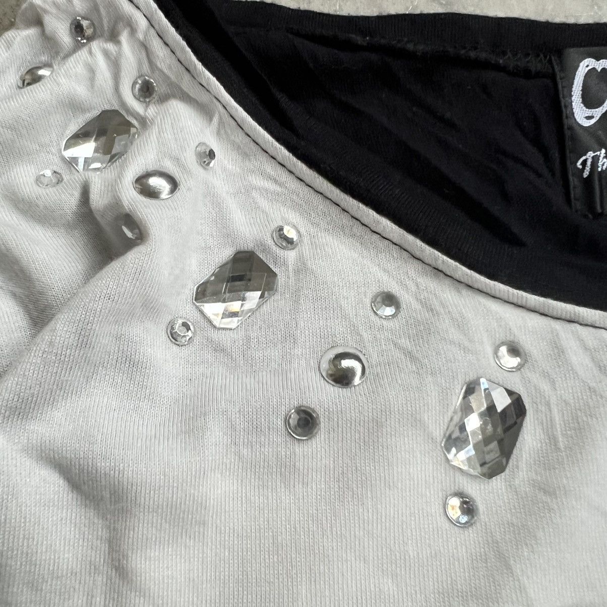 Hysteric Glamour Oggetto Swarovski Vkei Style LS Shirt Size L / US 10 / IT 46 - 3 Thumbnail