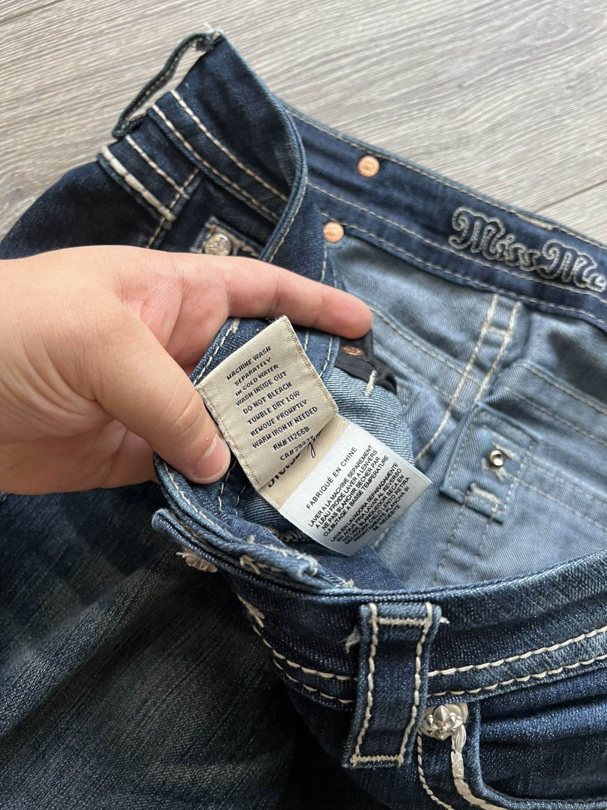 Miss Me Vintage Miss Me Jeans Y2K Skinny Size 29" - 17 Thumbnail
