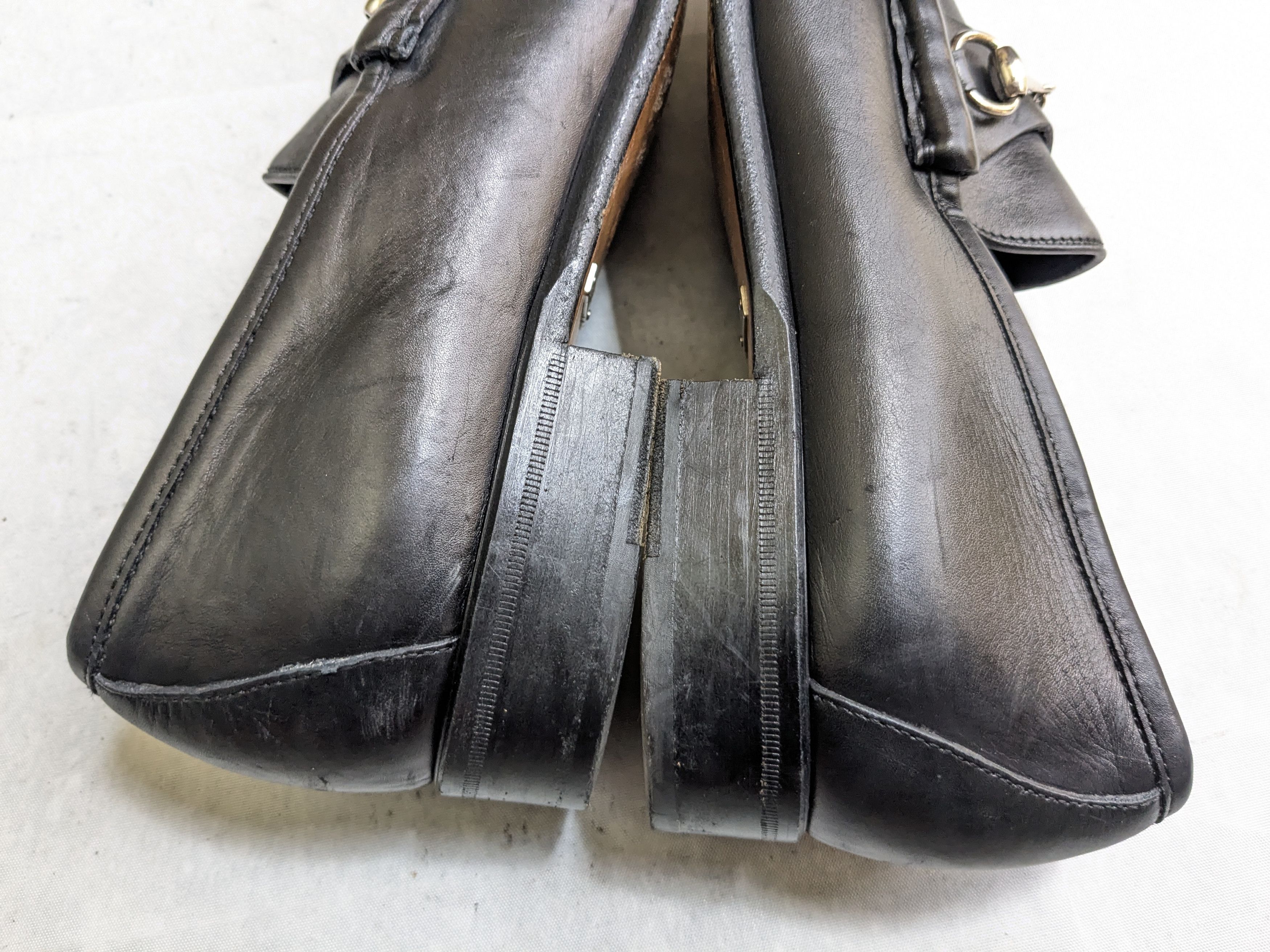 Gucci Gucci Horsebit Loafers Black 13 D Leather Snaffle Tom Ford Size US 13 / EU 46 - 10 Thumbnail