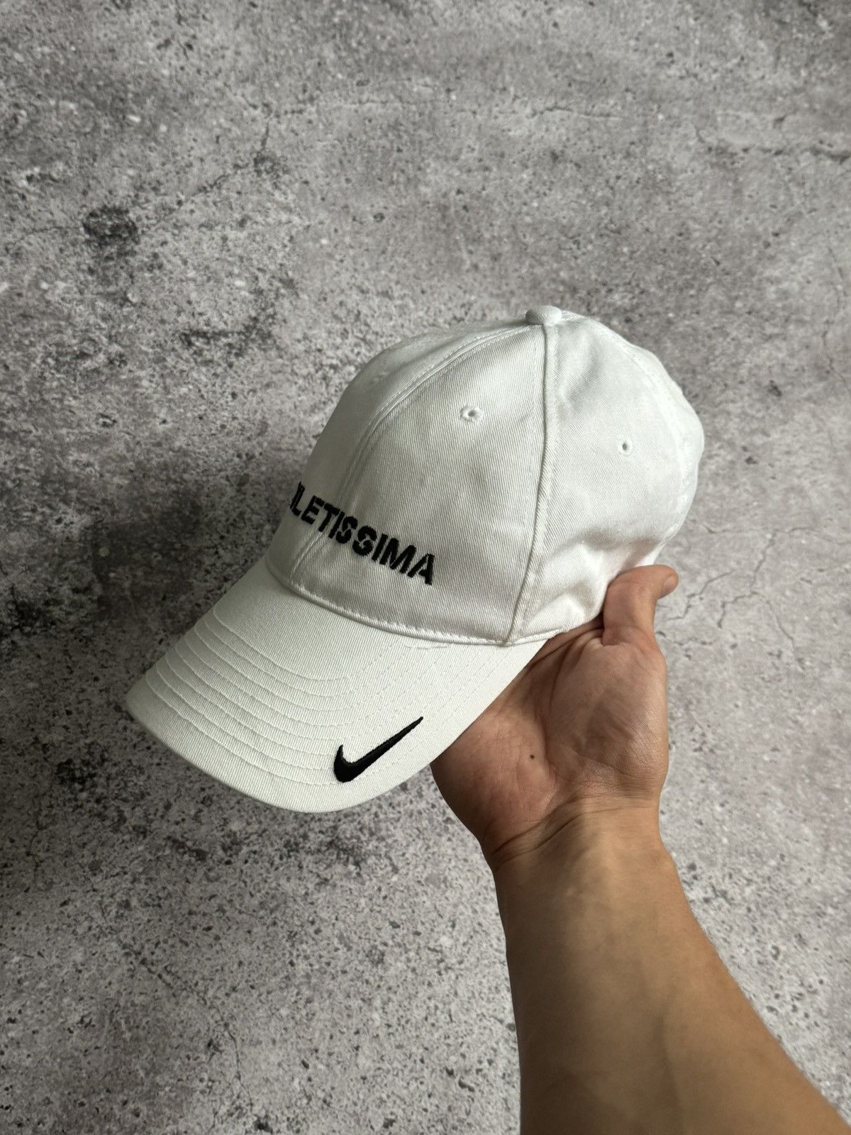 Nike × Vintage Vintage Nike Athletis sima Y2K cap hat Size ONE SIZE - 4 Thumbnail