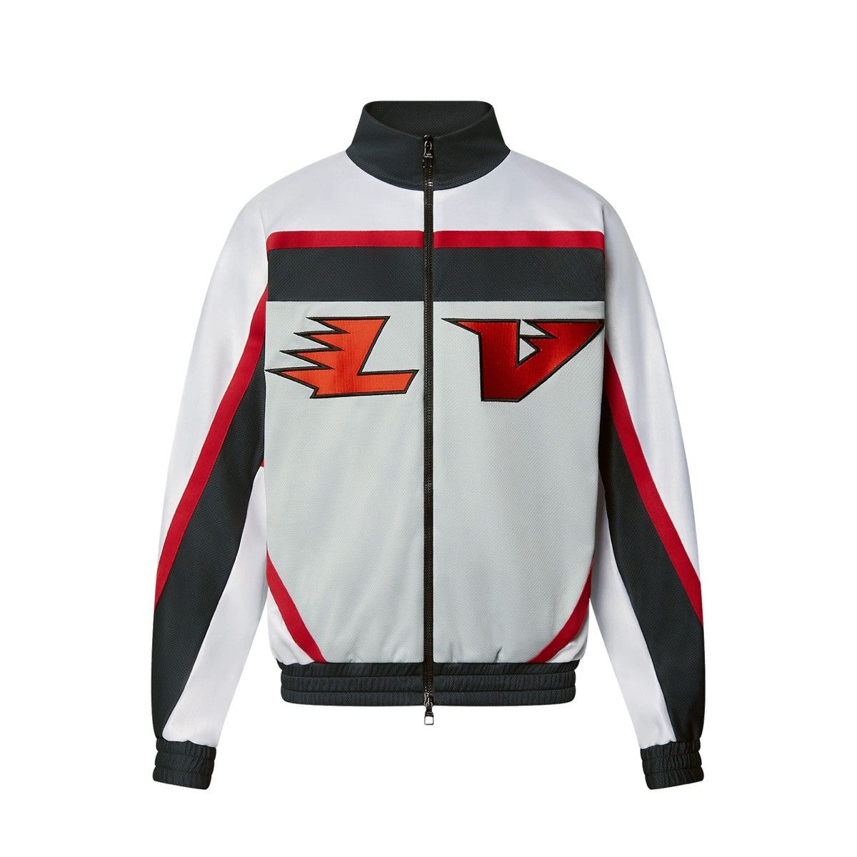 Louis Vuitton LV Embellished Graphic Hockey Tracktop Jacket NWT Size US M / EU 48-50 / 2 - 12 Thumbnail