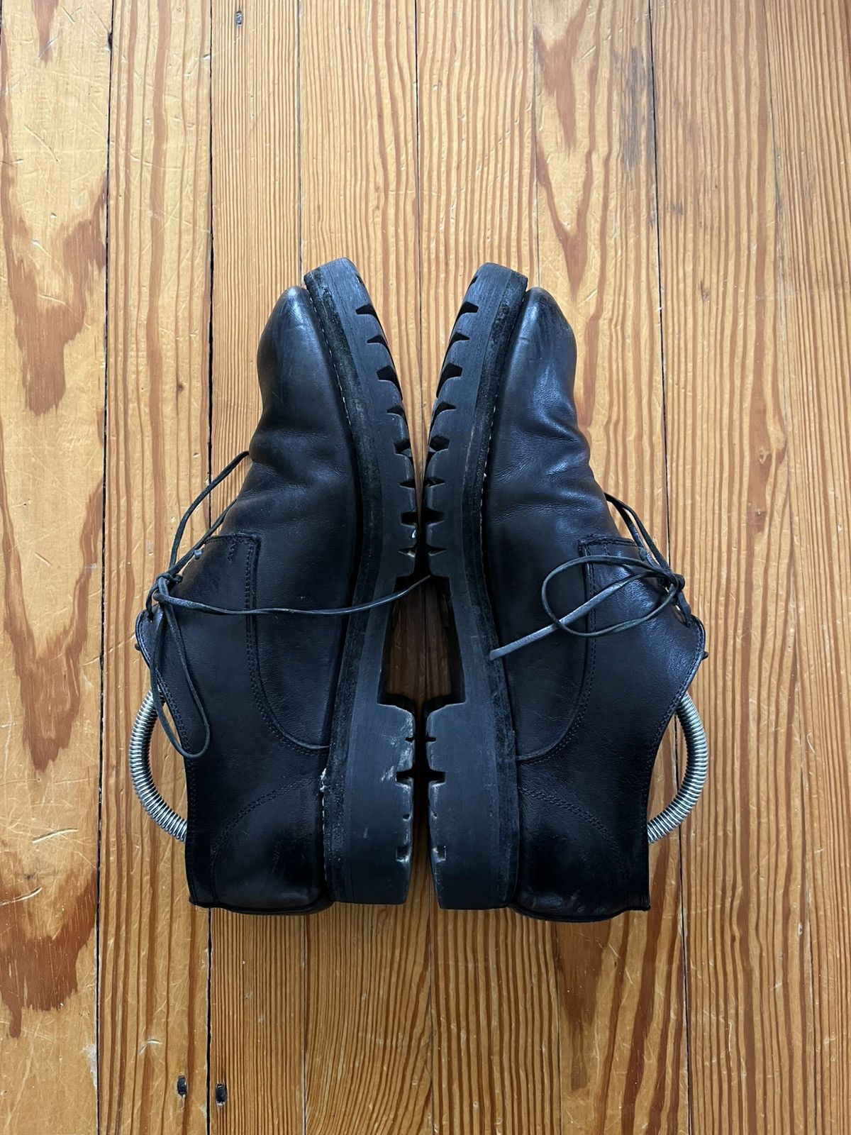 Guidi Guidi 792V Lug Sole Derby Horse Leather Black Size US 9 / EU 42 - 4 Thumbnail