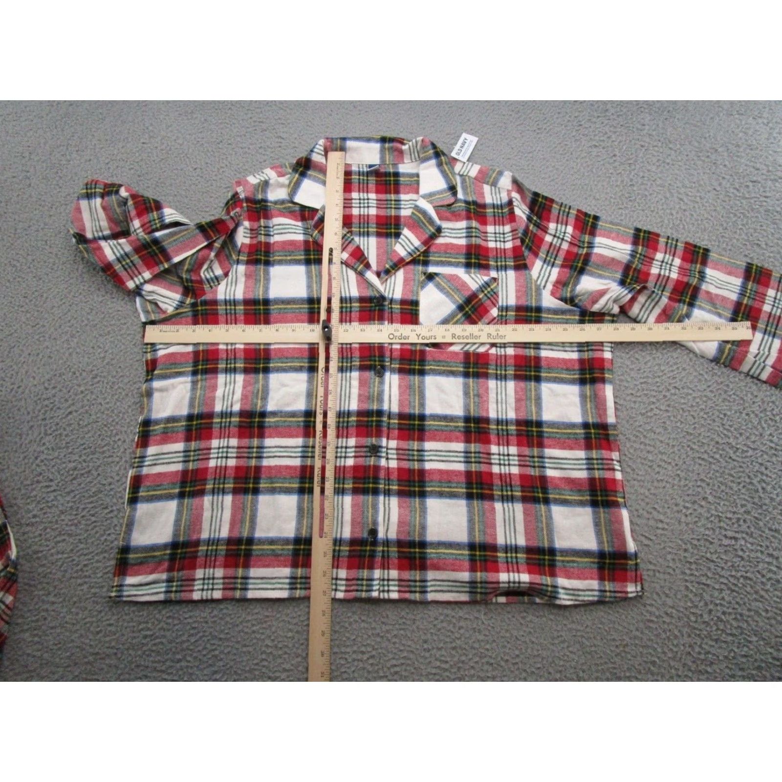 Old Navy VINTAGE Old Navy Plaid Flannel Pajama Set Pants Shirt Women's 2XL NEW Size XXL / US 16-18 / IT 52-54 - 5 Thumbnail