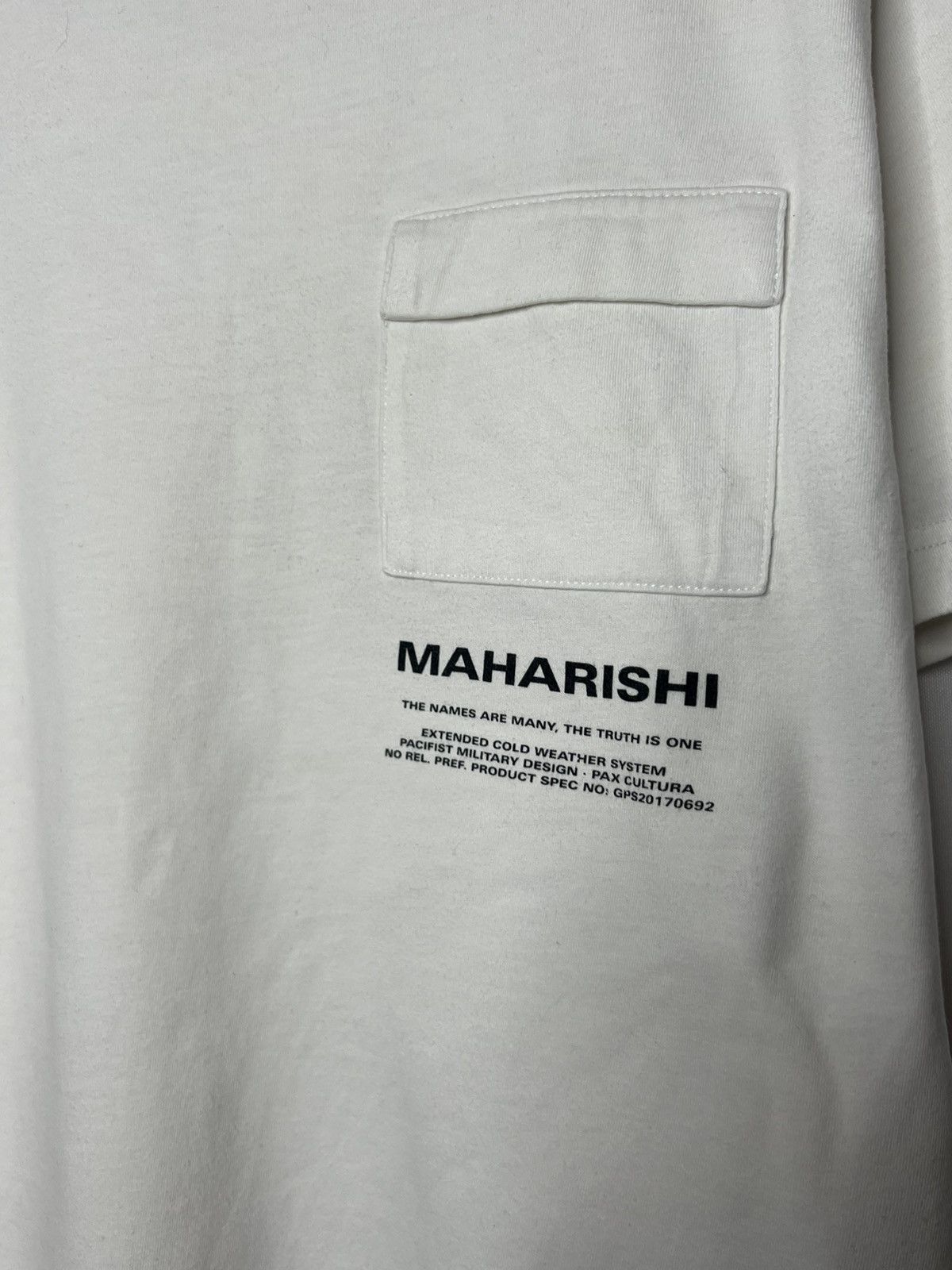 Maharishi Maharishi London Luxury Tee T-Shirt Short Sleeve Designer Size US XL / EU 56 / 4 - 4 Thumbnail