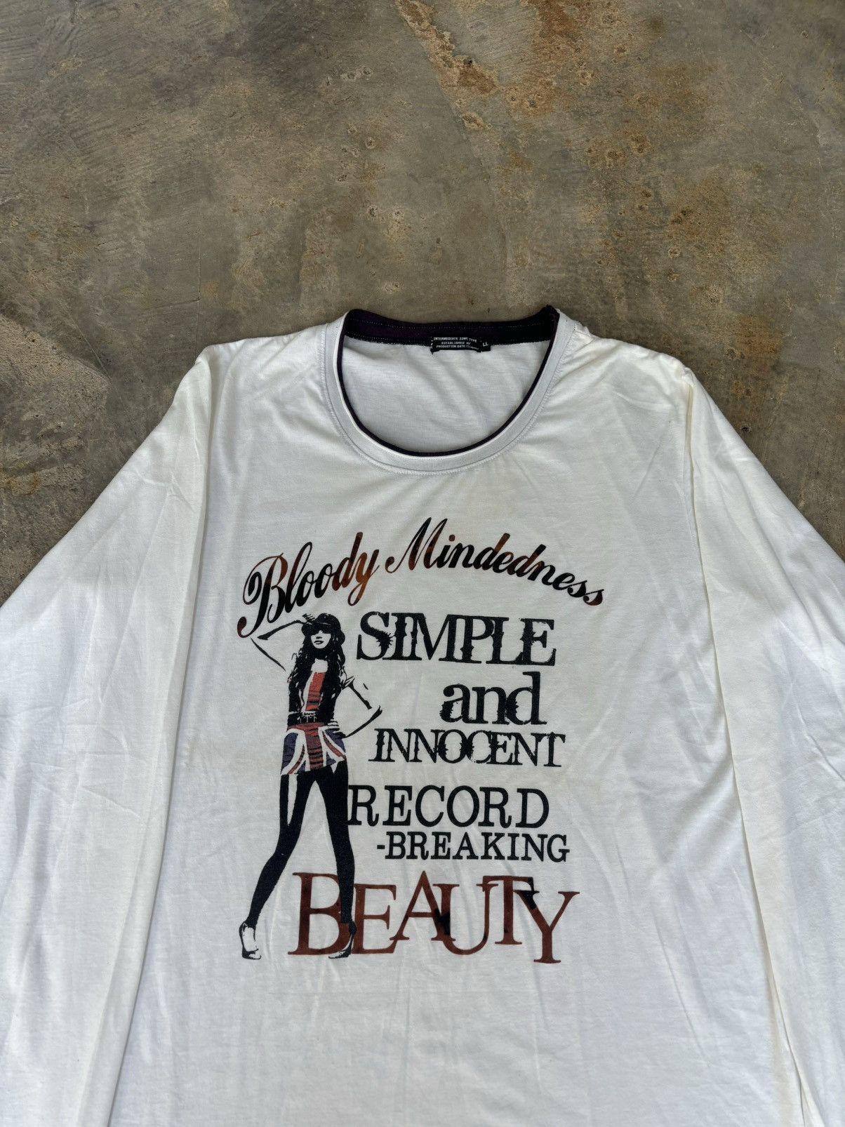 Hysteric Glamour × Japanese Brand Y2k Bloody Mindedness Hysteric Glamour Style Longsleve Size US L / EU 52-54 / 3 - 2 Thumbnail